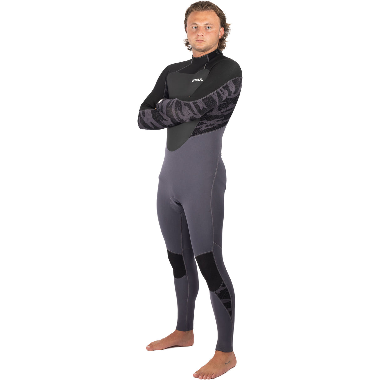 Gul Mens 5/3mm Response Wetsuit - Grey/Black