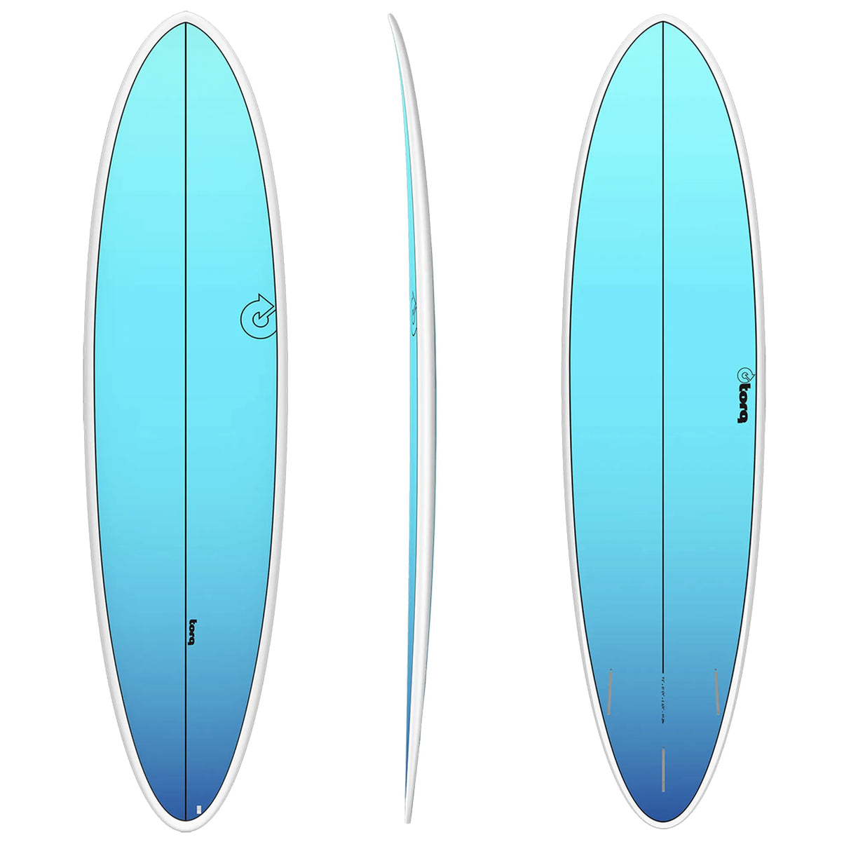 7'2 Torq Fun Surfboard - Blue/Fade - Pick-Up only