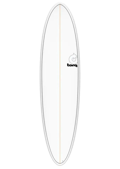 7'6 Torq Fun Board - White/Pinline - Pick-Up only