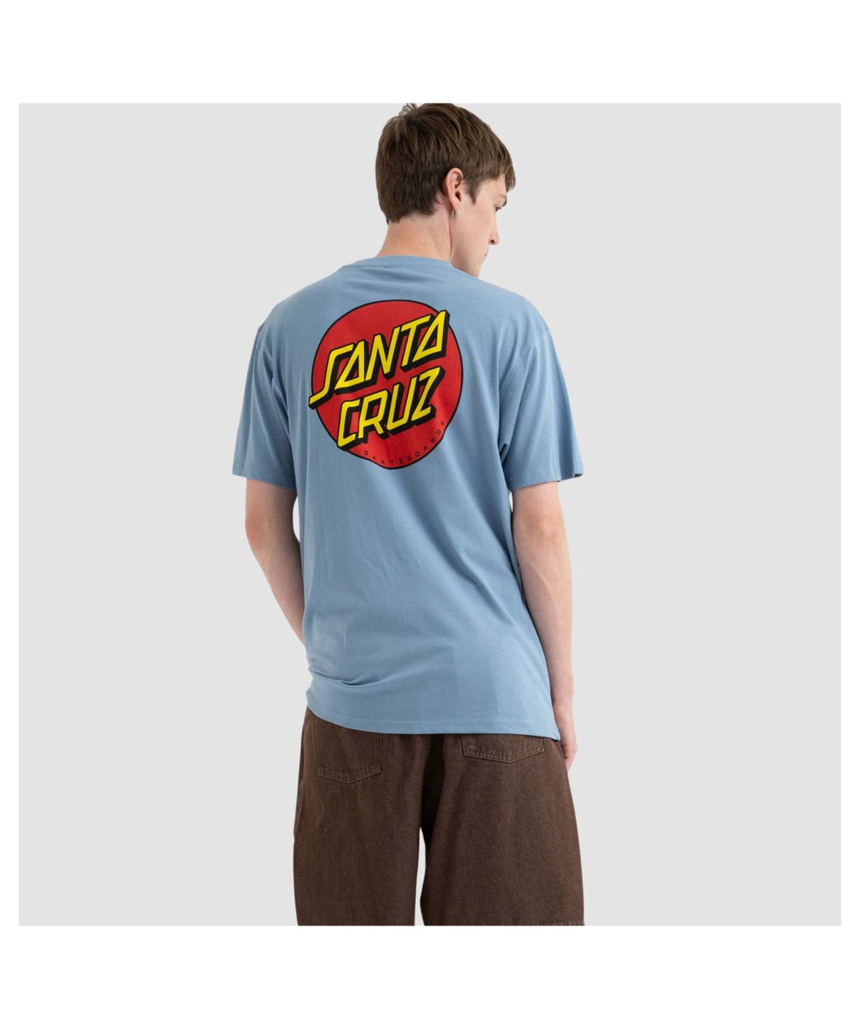 Santa Cruz T-Shirt - Classic Dot - Faded Denim