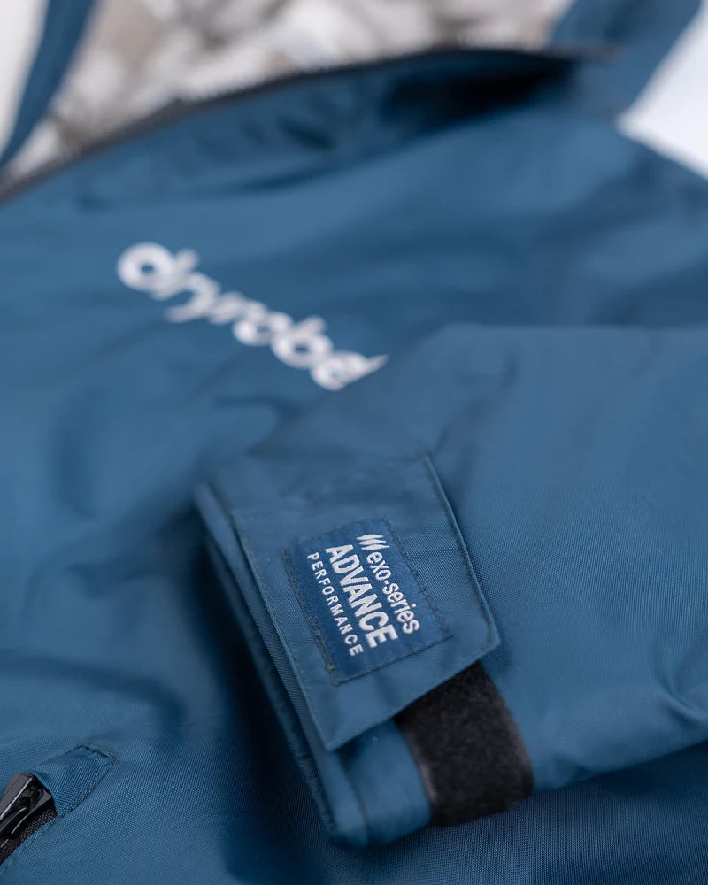 Dryrobe Advance - Long Sleeve - Deep Sea Blue/Sand Camo