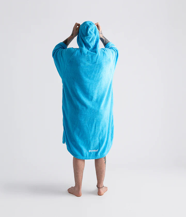 Dryrobe - Toweling Changing Robe - Light Blue 2.0