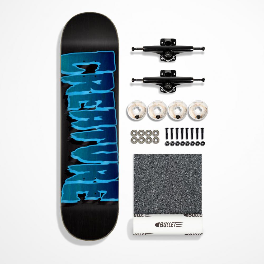 Creature Complete Kit Logo Outline Stumps Black 8 IN