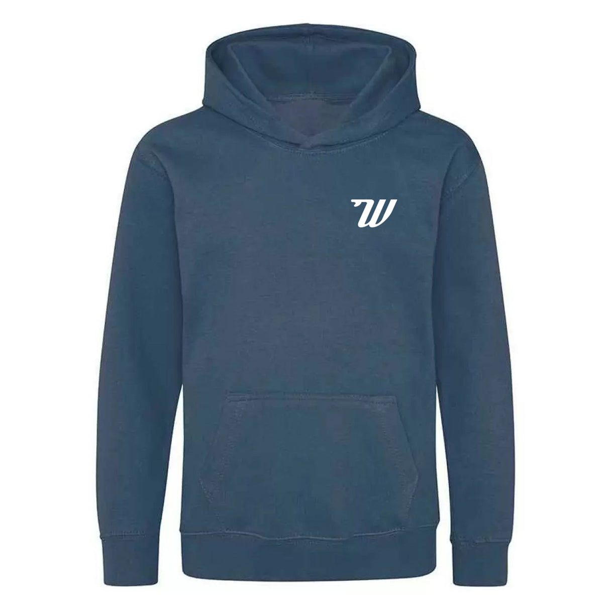 Woodies Kids Hoody - Causeway Logo - Airforce Blue