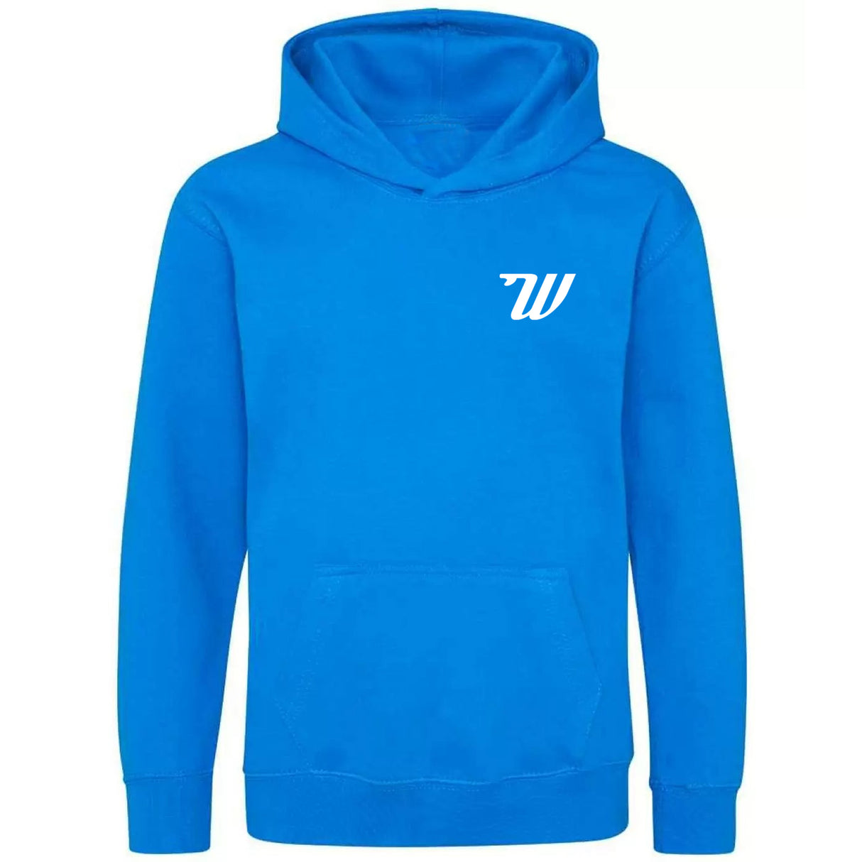 Woodies Kids Hoody - Causeway Logo - Sapphire Blue