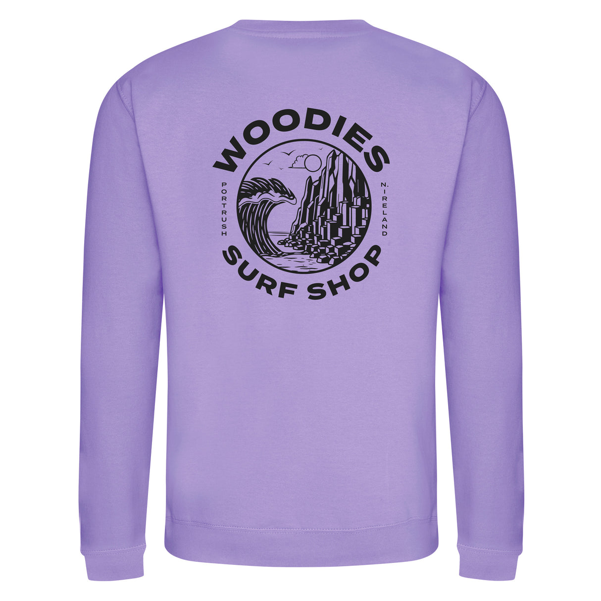 Woodies Causeway Logo Crew - Lavender