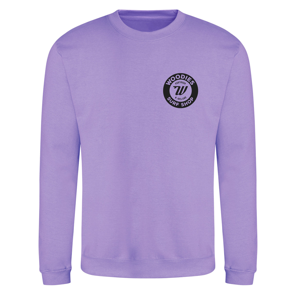 Woodies Causeway Logo Crew - Lavender