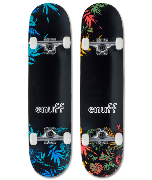 Enuff Floral Complete Skateboard - 7.75"