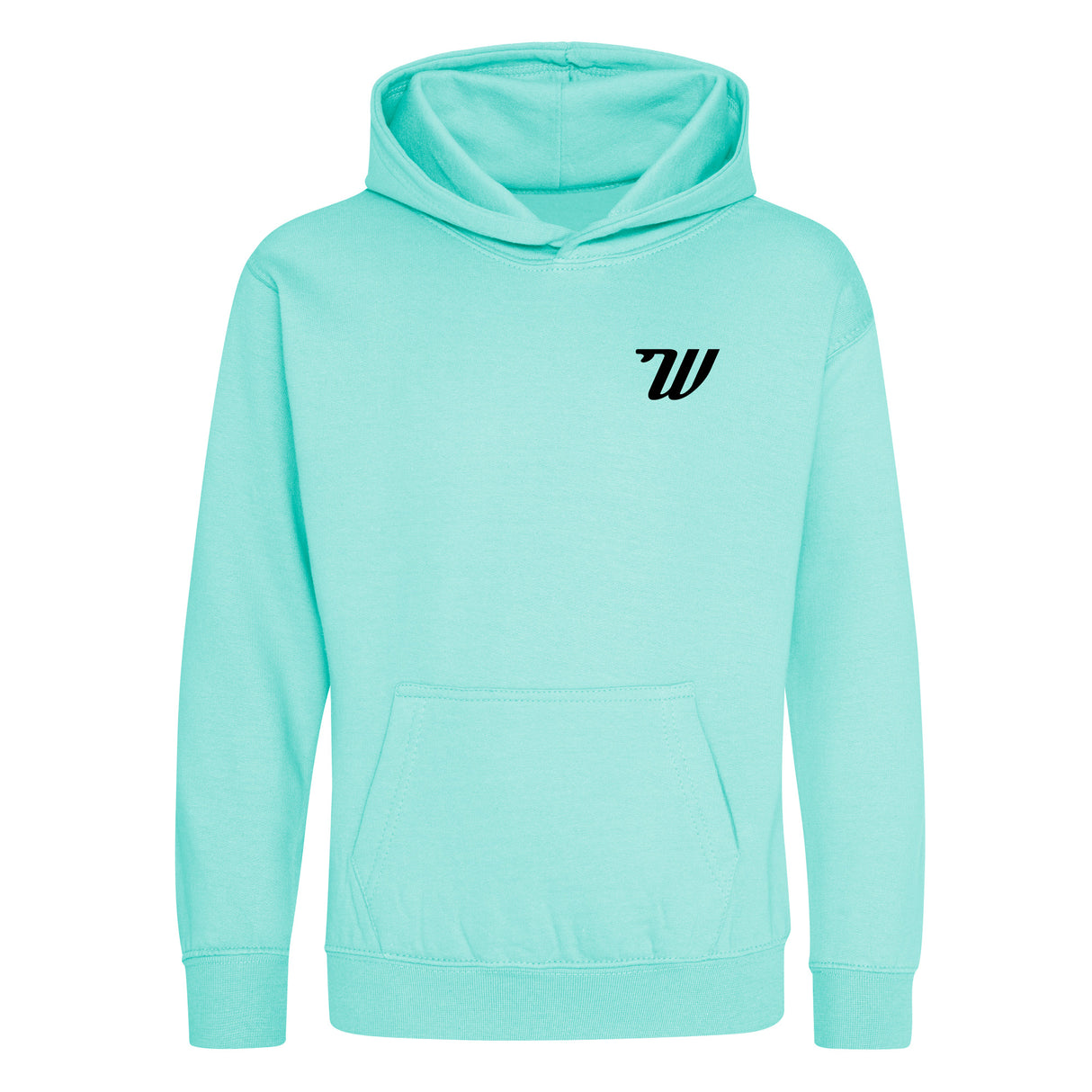 Woodies Kids  Hoody - Tiles Logo - Peppermint