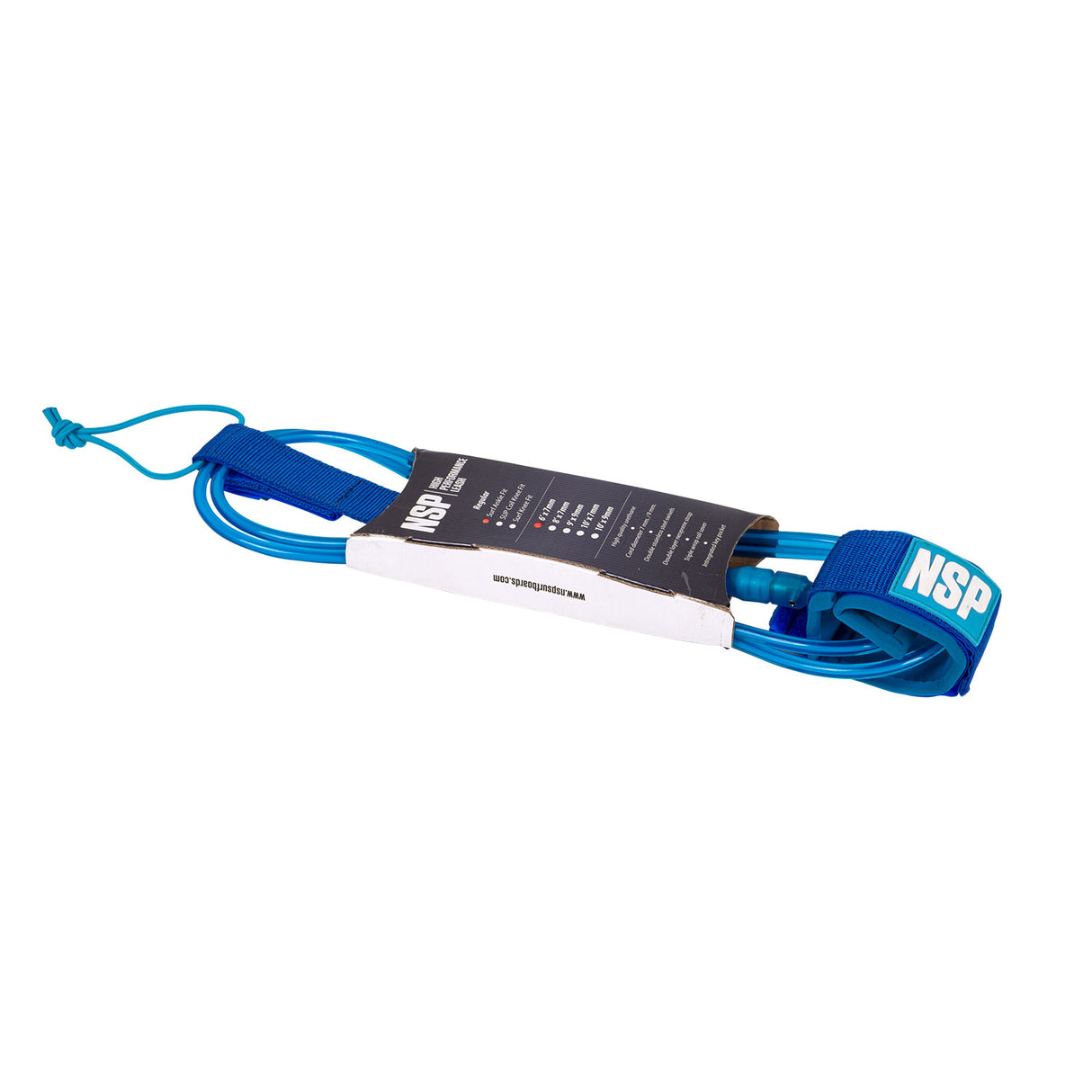 NSP 6FT Surf Leash - Blue