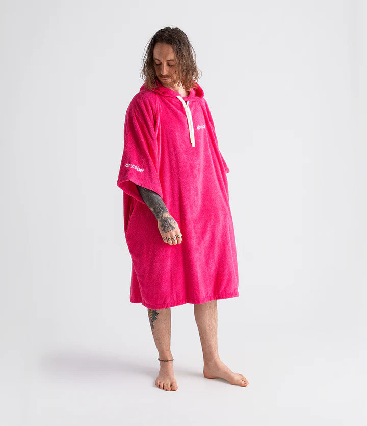 Dryrobe - Toweling Changing Robe - Pink 2.0