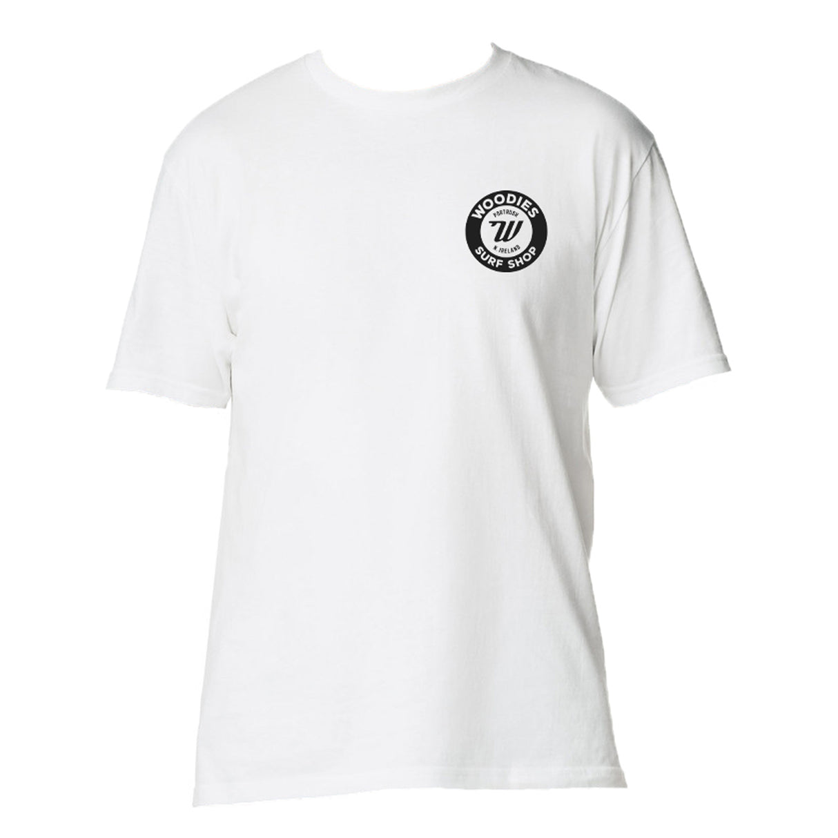 Woodies Causeway Logo Tee - White