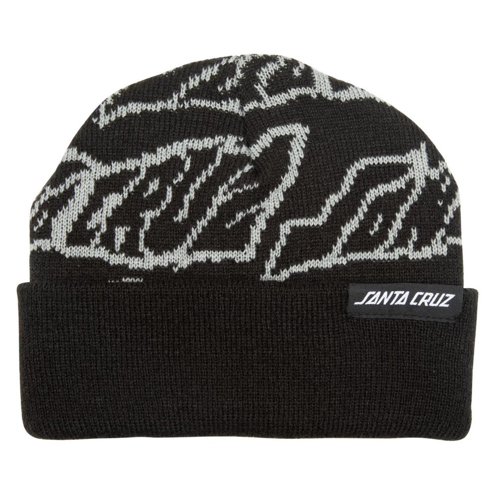 Santa Cruz Beanie Creep Repeat Black