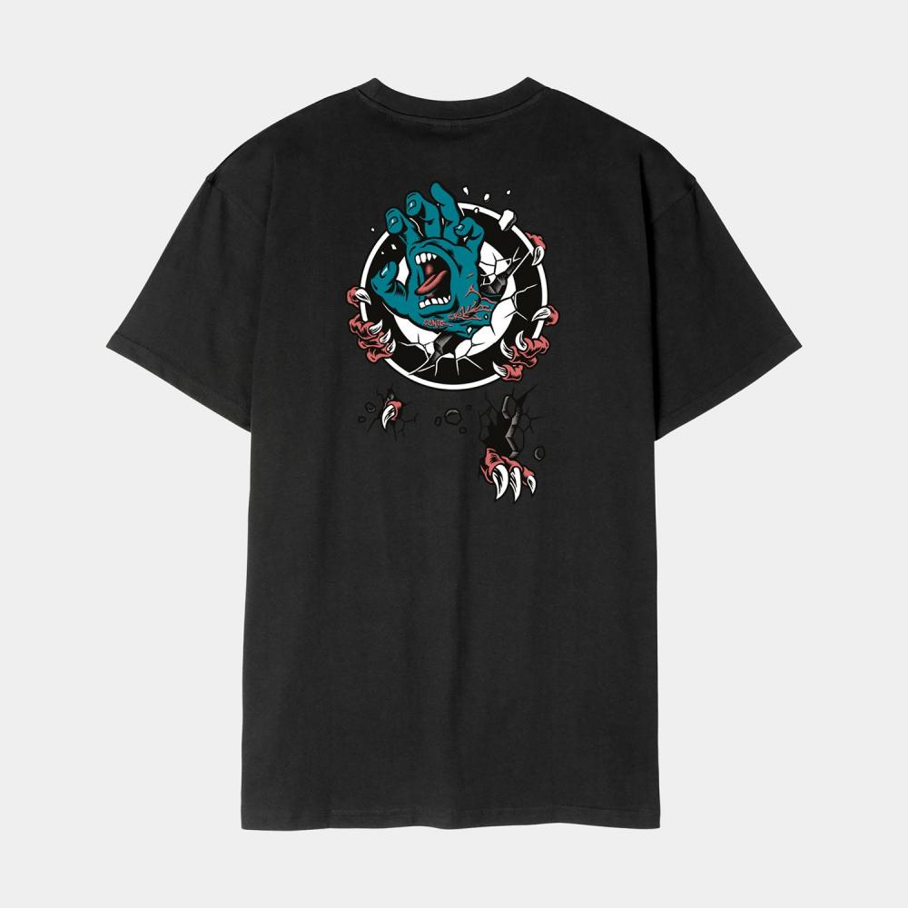 Santa Cruz Roskopp Screaming Target T-Shirt - Black