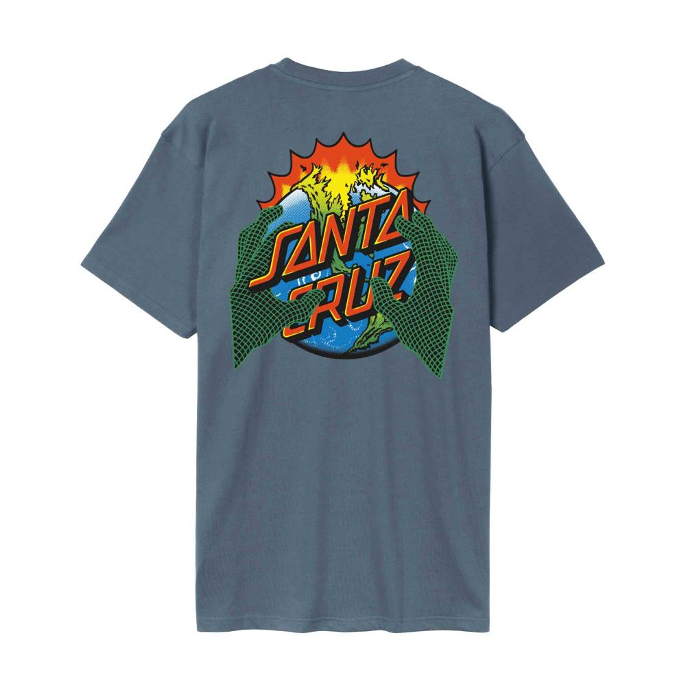 Santa Cruz Kendall End of the Dot T-Shirt - Storm Grey