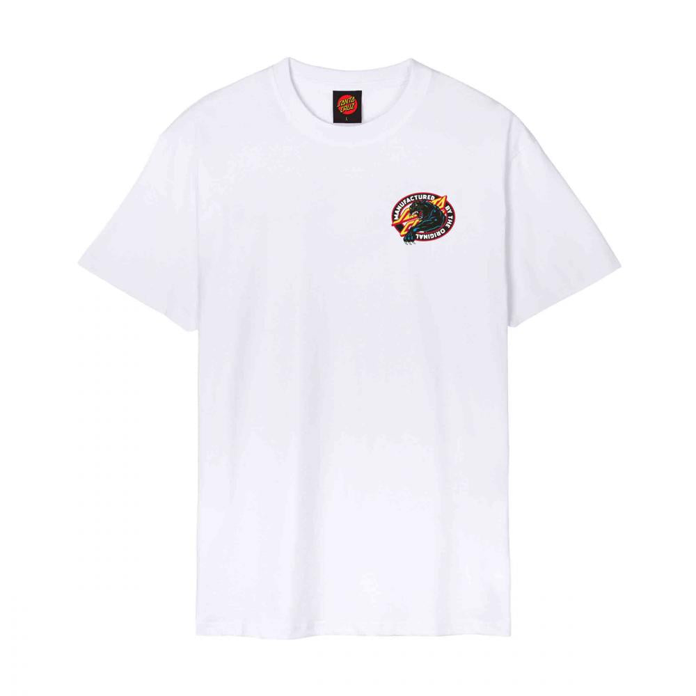 Santa Cruz Natas Screaming Panther T-Shirt - White