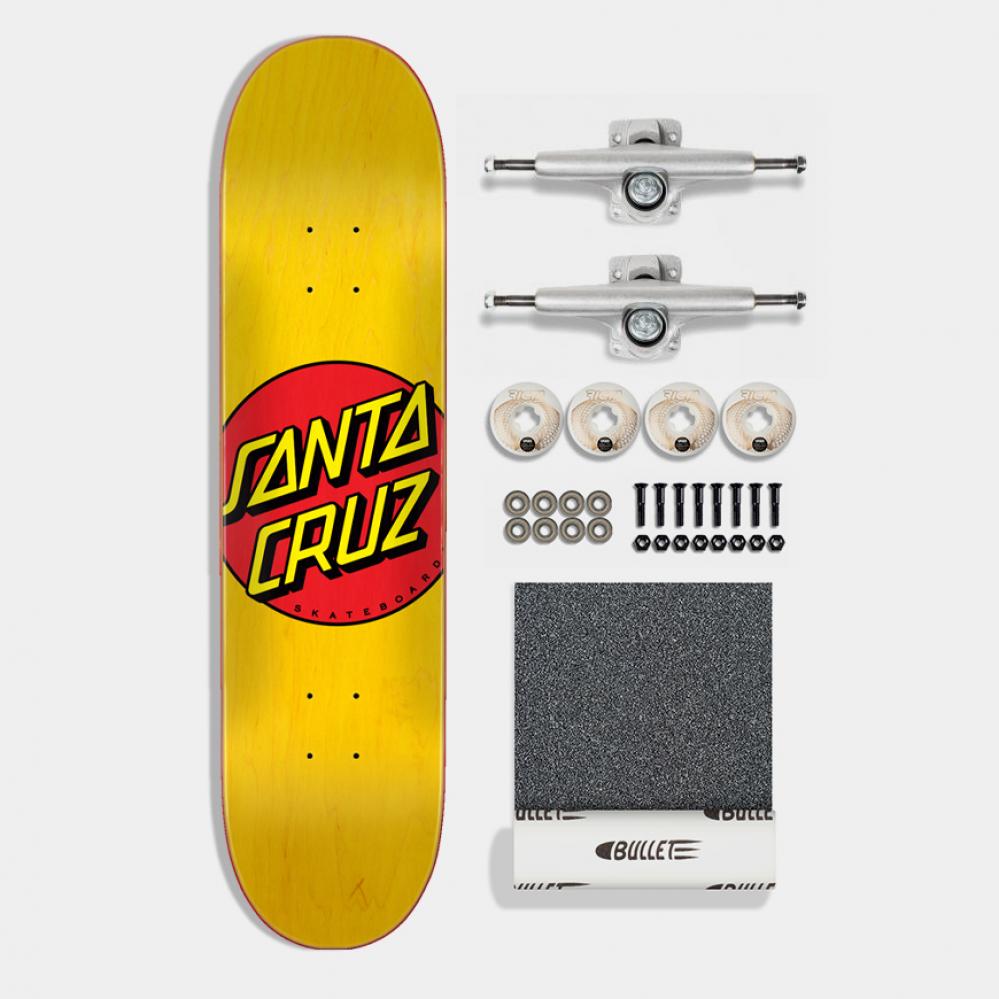 Santa Cruz Screaming Hand Complete set - Yellow - 7.75"