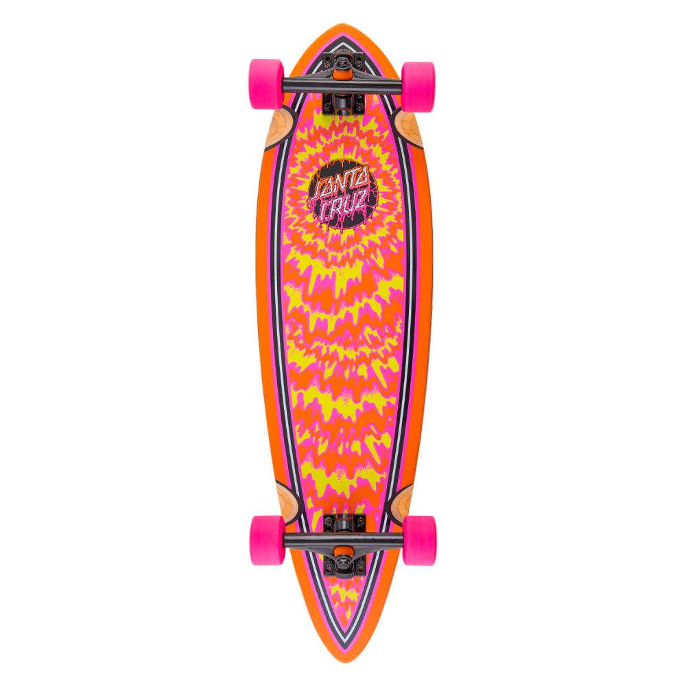 Santa Cruz Longboard Complete Toxic Dot Pintail Pink 33"