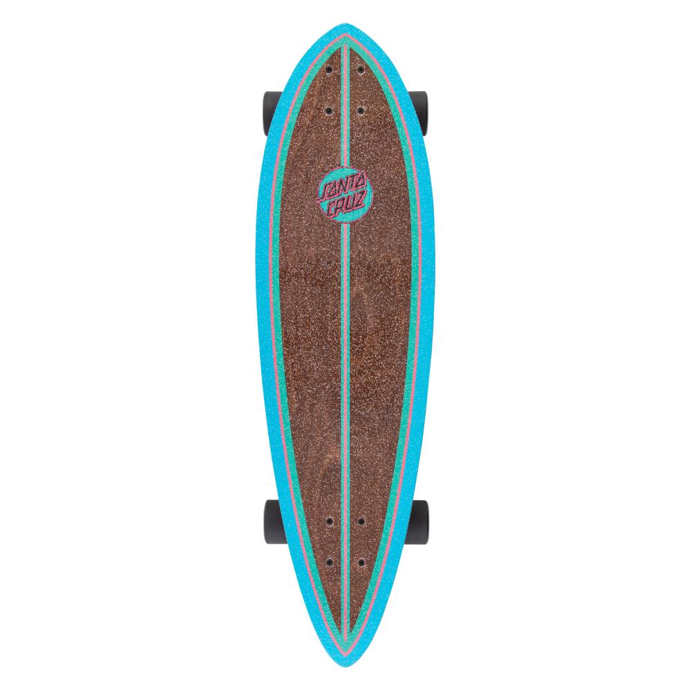Santa Cruz Longboard Complete Cabana Dot Pintail Multi 33 IN