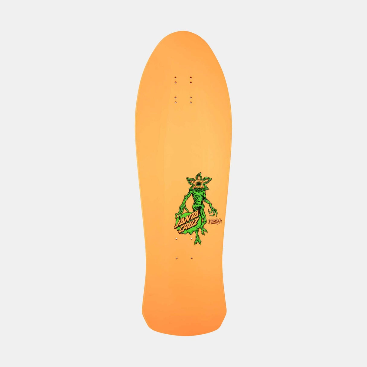 Santa Cruz X Stranger Things Skateboard Deck - Demogorgon - Orange - 10.1"