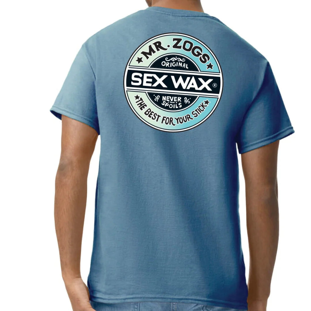 Mr Zogs Sex Wax T-Shirt - The Fade - Indigo Heather