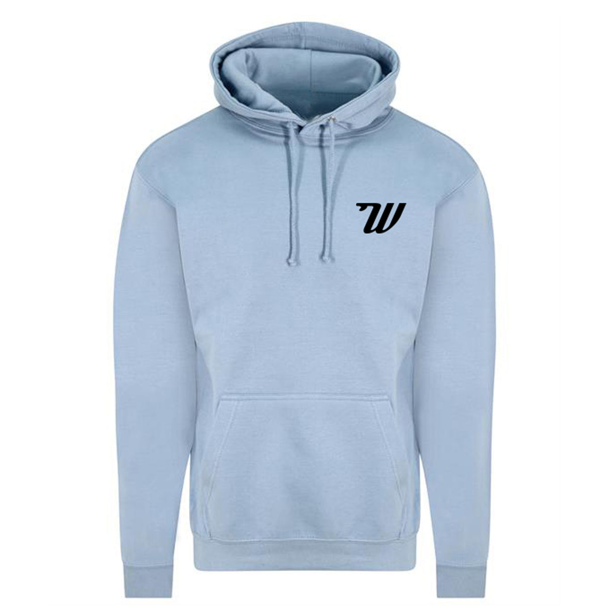 Woodies Hoody - Dusty Blue - Temple Logo