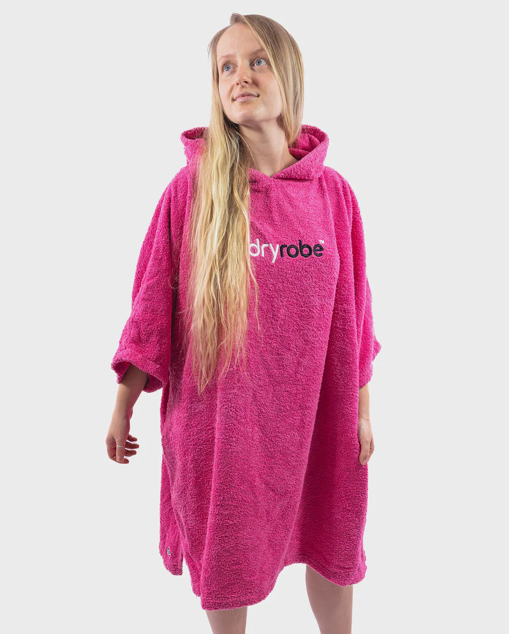 Dryrobe - Toweling Changing Robe - Pink