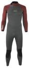Sola Blaze Mens 5/4 mm wetsuit Grey/Burgundy