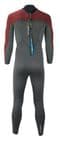 Sola Blaze Mens 5/4 mm wetsuit Grey/Burgundy