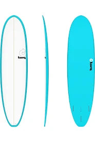 7'4 Torq Fun V Surfboard - Blue/Pinline - Pick-Up only