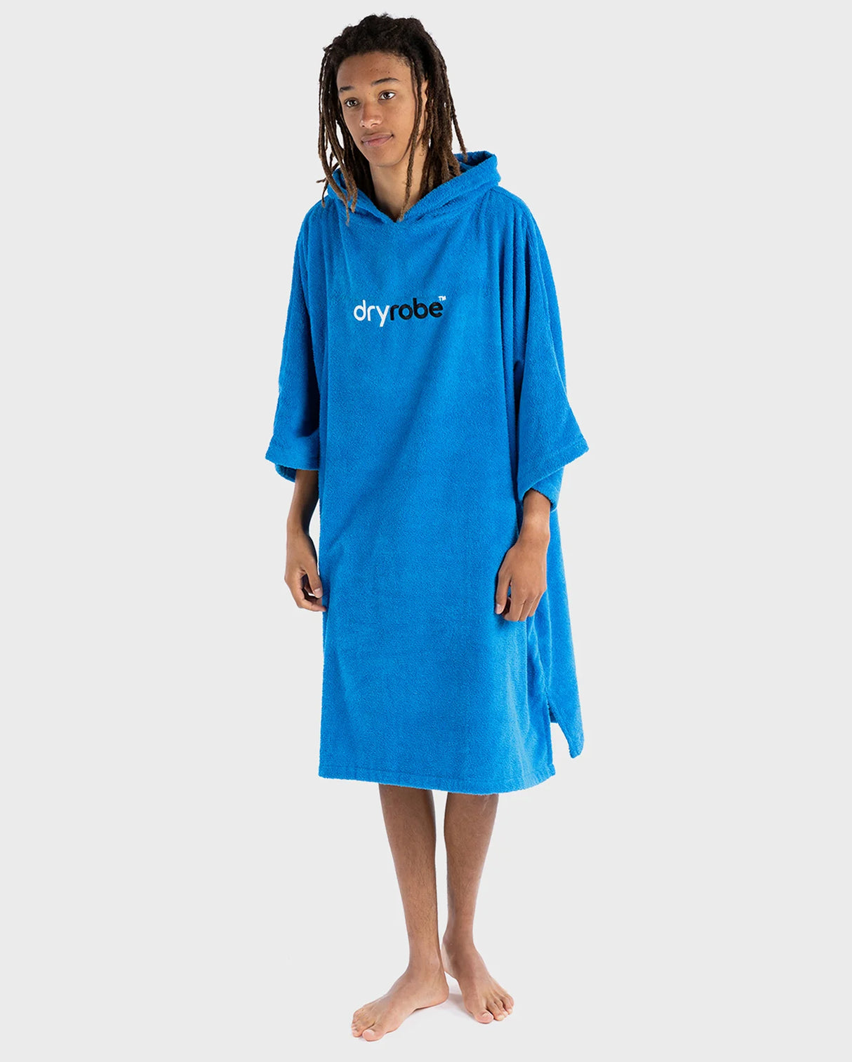 Dryrobe - Toweling Changing Robe - Cobalt Blue