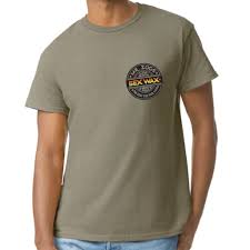 Mr Zogs Sex Wax T-Shirt - Word Fade Orange - Praire Dust