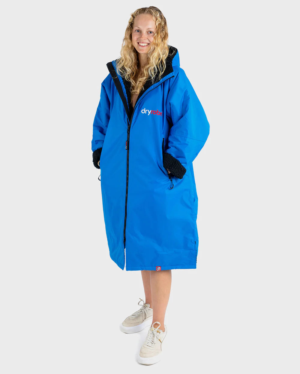 Dryrobe Advance - Long Sleeve - Cobalt Blue / Black