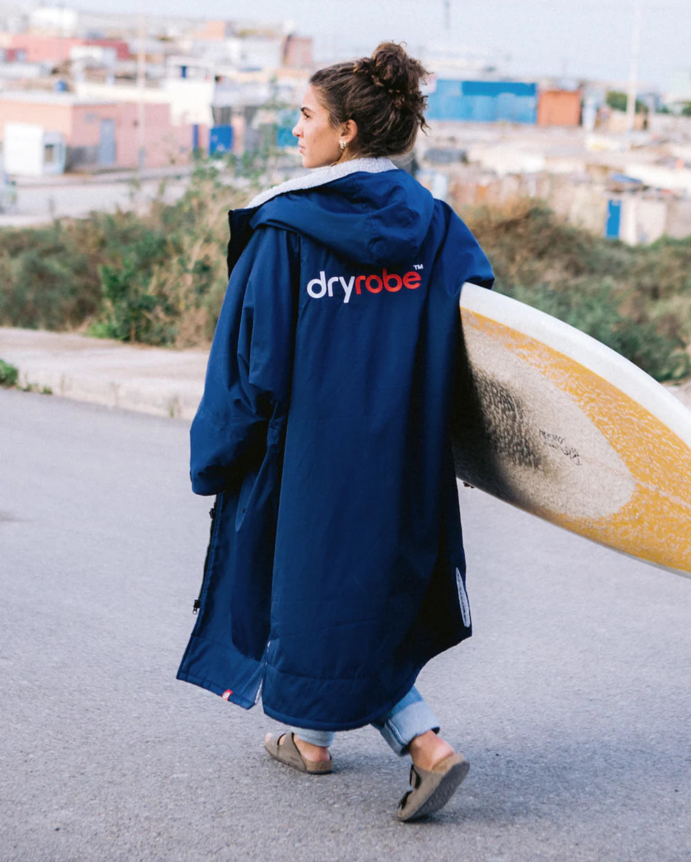 Dryrobe Advance - Long Sleeve - Navy / Grey