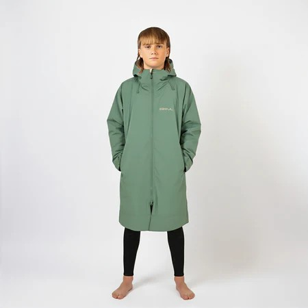Gul Junior Revo Robe -Long Sleeve - Green/Taupe