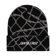 Santa Cruz Beanie - Spot Chain - Black
