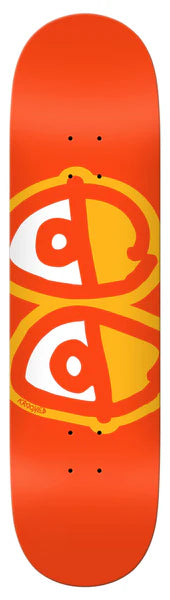 Krooked Eyes Deck - Orange - 8.25"