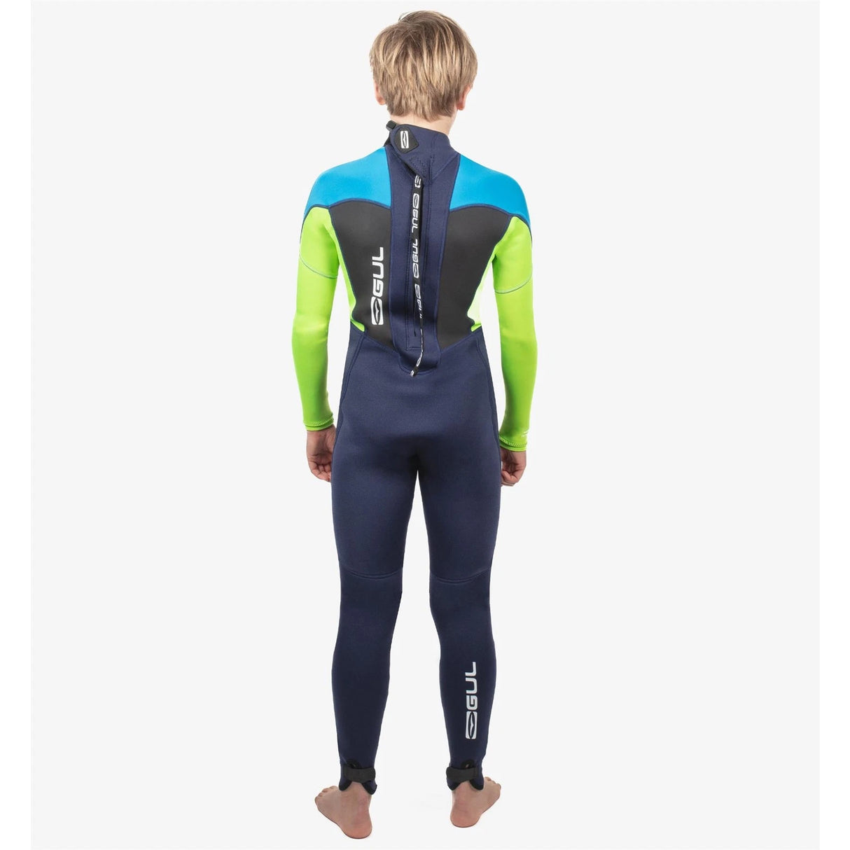 Gul Response Junior 3mm Wetsuit-Navy/Lime - T1