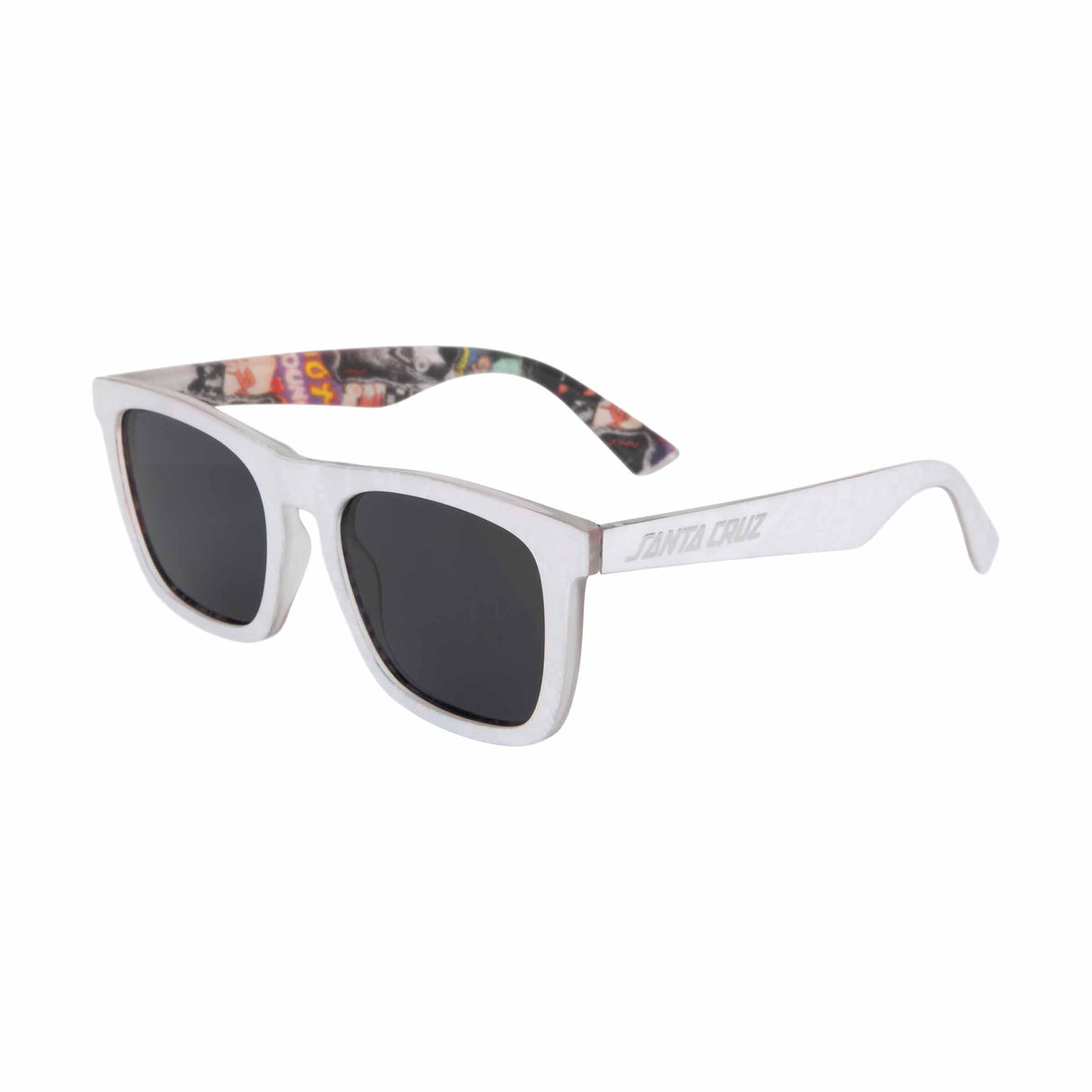 Santa Cruz Sunnies - Strip - White Collage/Black