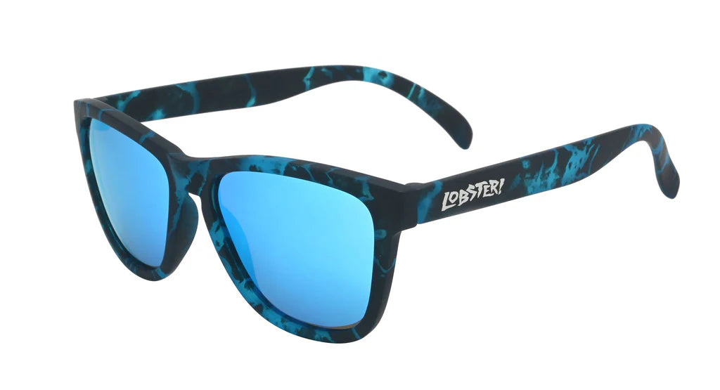 Lobster Sunglasses - Arnold Schwarzenipper - Blue/Marble