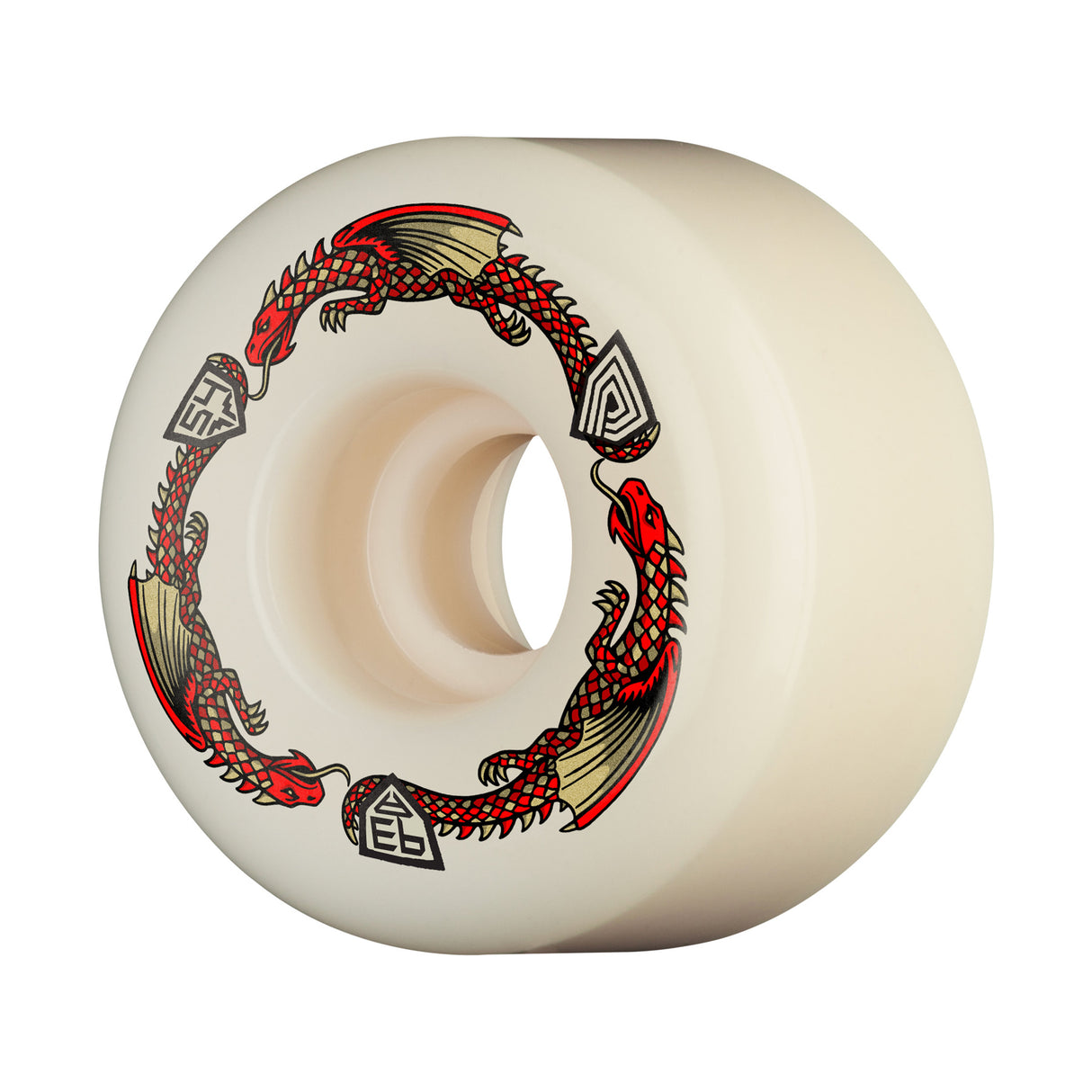 Powell Peralta Dragons 93A - V7 Symmetrical Shape - Medium Ride Patch - 54mm x 34mm