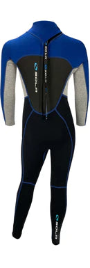 Sola Kids Storm 3/2 mm Wetsuit - Blue/Marl