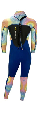 Sola Kids Storm 3/2 mm Wetsuit - Blue/Tie Dye