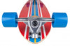 D Street Ocean Long Skateboard - Red - 35 inch - (PICK UP ONLY)