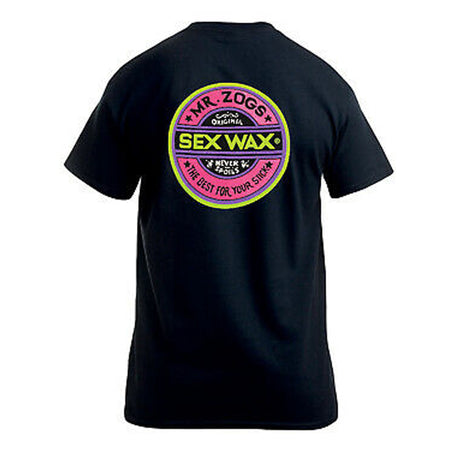 Mr Zogs Sex Wax T-Shirt - Fluro - Black