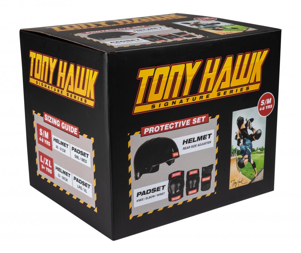 Tony Hawk Protective Helmet & Pads Set