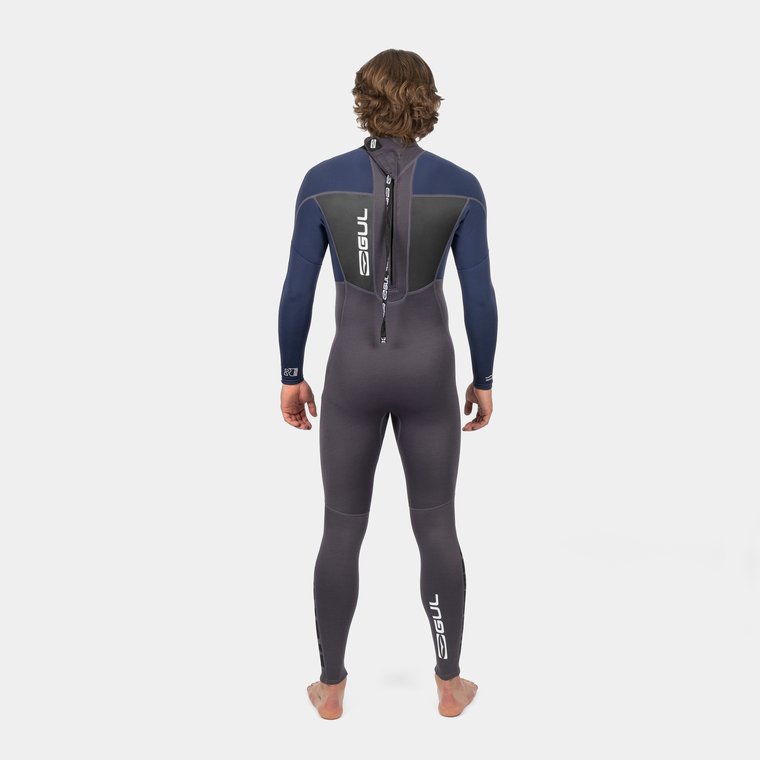 Gul Mens Response FL 3/2 mm Wetsuit - Grey/Navy