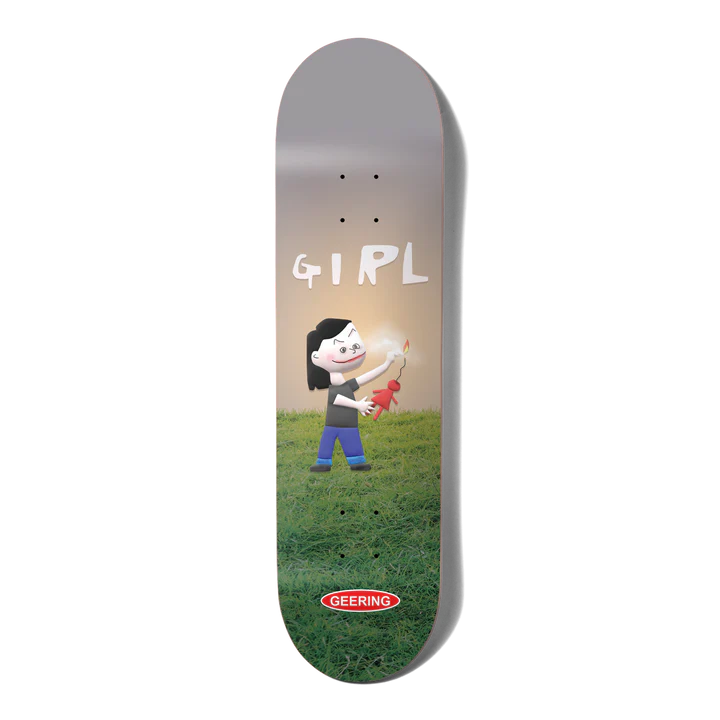 Girl Skateboard Deck Fireworks -  Breana Geering - 8.25"