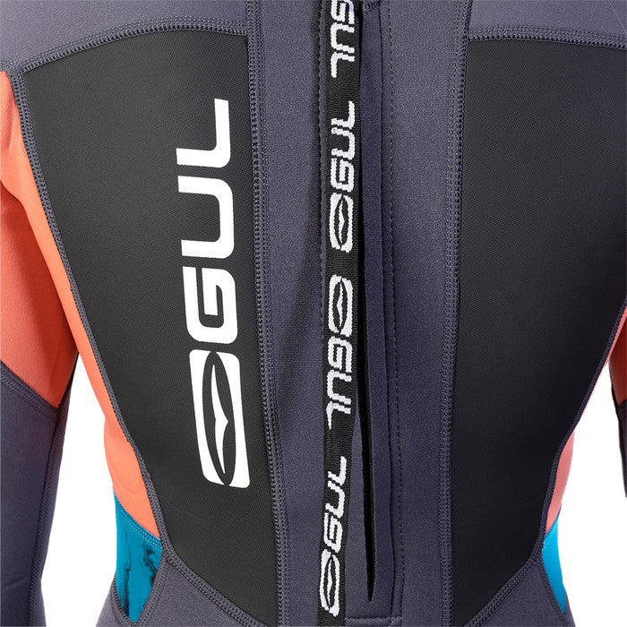 Gul Ladies Response 3/2 mm Wetsuit - Grey/Coral