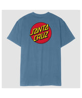 Santa Cruz T-Shirt - Classic Dot - Faded Denim